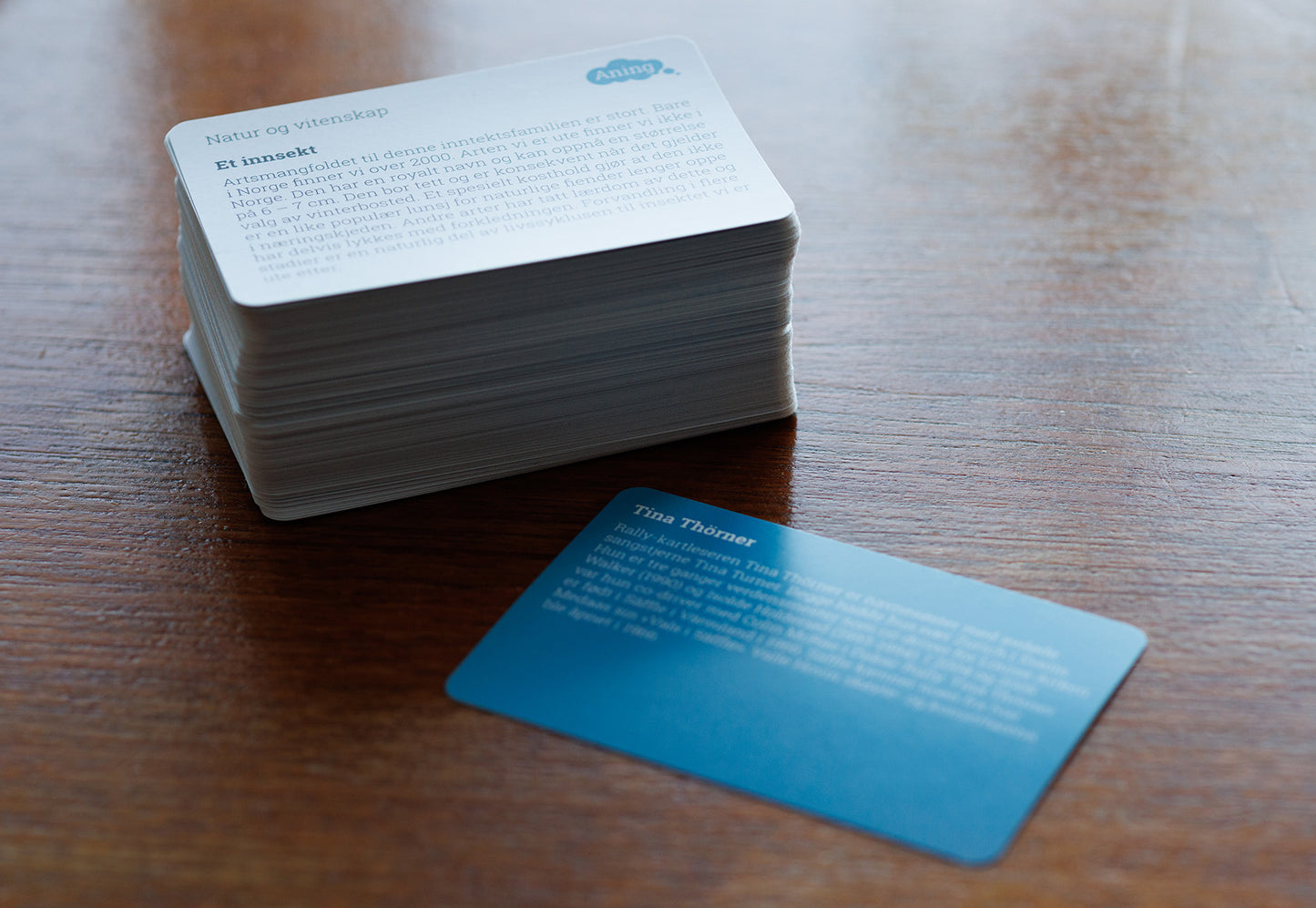 Aning spill nr 1. Spill med 150 spørsmål og svar